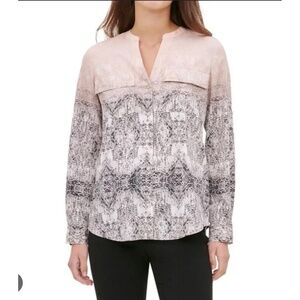 Calvin Klein Long Sleeve Animal Print